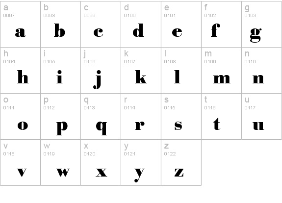 Bodoxi-ExtraBold details - Free Fonts at FontZone.net