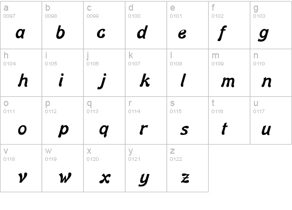 BonnardFLF details - Free Fonts at FontZone.net