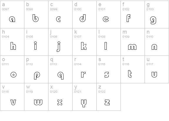 BordeauxBlackOutline Regular details - Free Fonts at FontZone.net