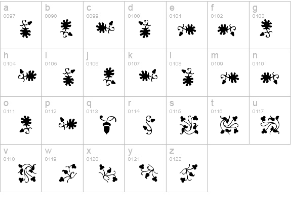 Borderbats Fleur details - Free Fonts at FontZone.net