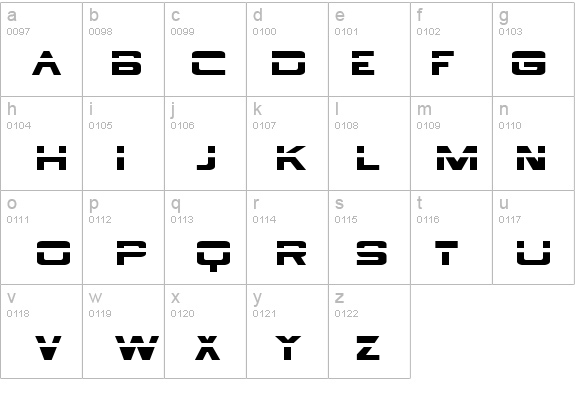 Borg9 details - Free Fonts at FontZone.net