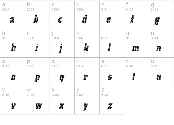 Borghs-Cracked-Condensed Italic details - Free Fonts at FontZone.net