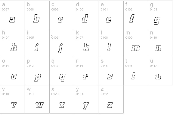 Borghs-Hollow Italic details - Free Fonts at FontZone.net