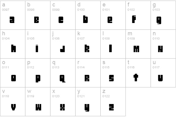 BoxC details - Free Fonts at FontZone.net