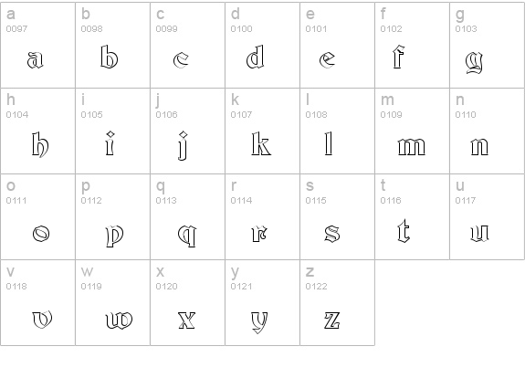 Brandywine-Hollow Normal details - Free Fonts at FontZone.net