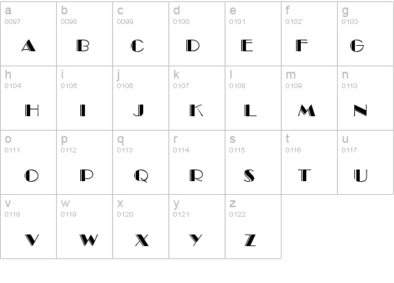 BravoEngraved details - Free Fonts at FontZone.net