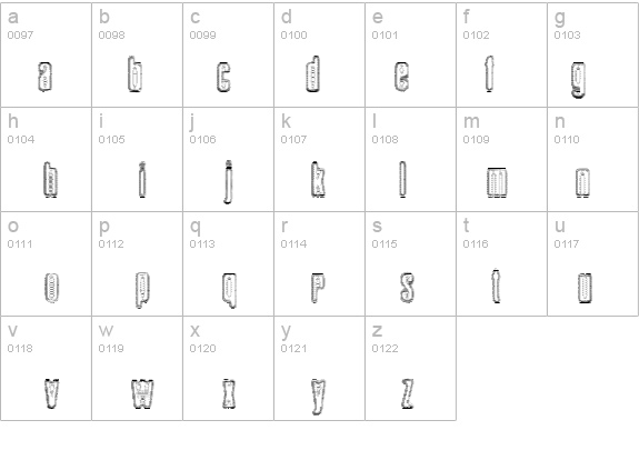 Brillo details - Free Fonts at FontZone.net