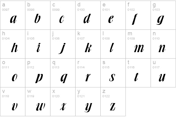 Brochure T. details - Free Fonts at FontZone.net