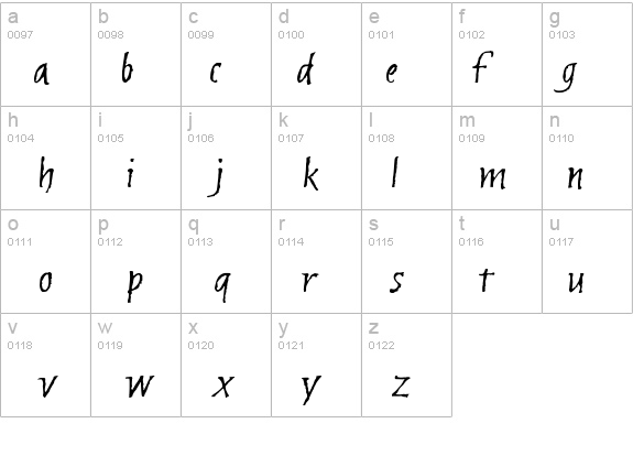 Brubeck AH details - Free Fonts at FontZone.net