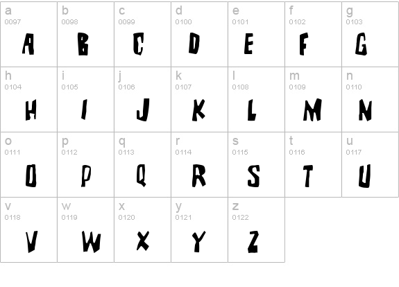 BrutalityExtra details - Free Fonts at FontZone.net