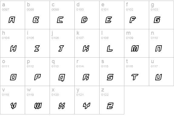 Bug2K Oblique details - Free Fonts at FontZone.net