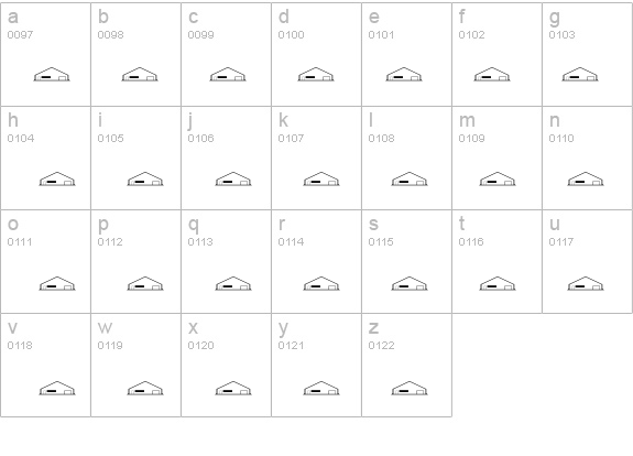 Buildings details - Free Fonts at FontZone.net