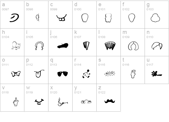 BuildYourOwnPeople details - Free Fonts at FontZone.net