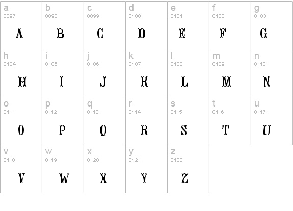 Bujardet Freres (Unregistered) details - Free Fonts at FontZone.net