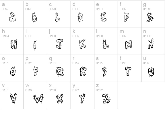 Cactus Love details - Free Fonts at FontZone.net