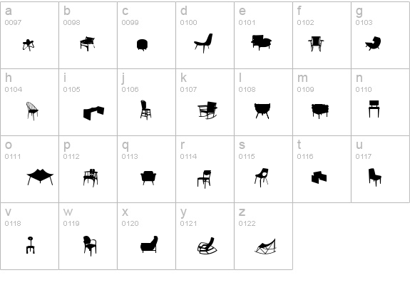 CadeirasPC details - Free Fonts at FontZone.net