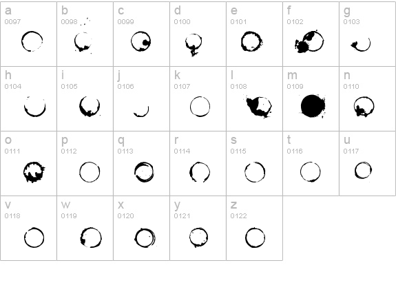 Cafeina Dig_v2  Normal details - Free Fonts at FontZone.net