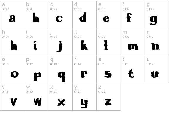 calamityJoe details - Free Fonts at FontZone.net