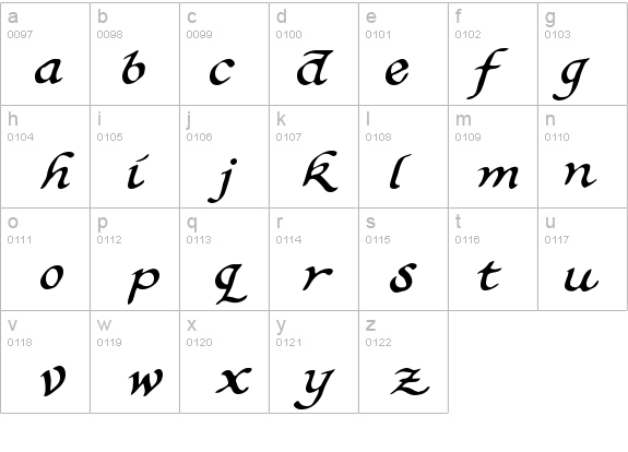 Calligrapher 2 details - Free Fonts at FontZone.net