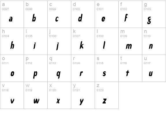 CallimarkerCondensed Italic details - Free Fonts at FontZone.net