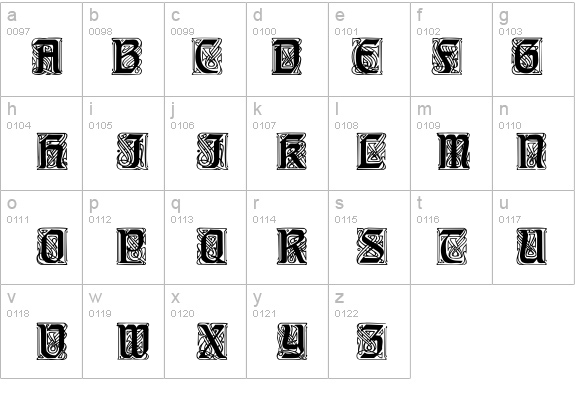 Carrick details - Free Fonts at FontZone.net