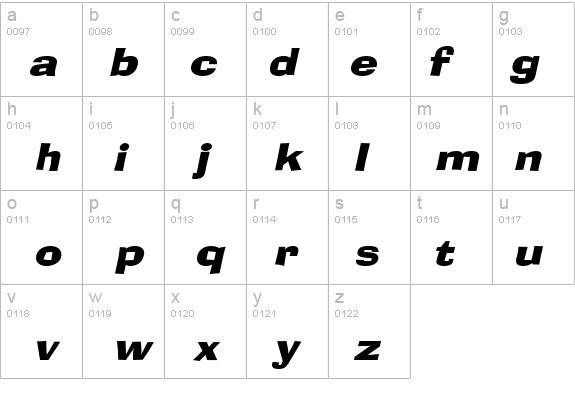 Cartoonist Wide Italic details - Free Fonts at FontZone.net