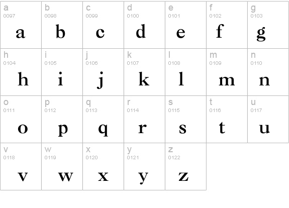Caslon-Bold details - Free Fonts at FontZone.net