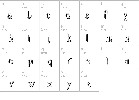 Casua_Shadow details - Free Fonts at FontZone.net