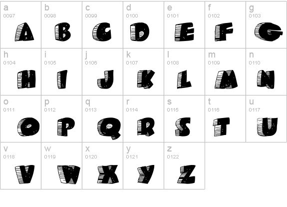 Caveman details - Free Fonts at FontZone.net