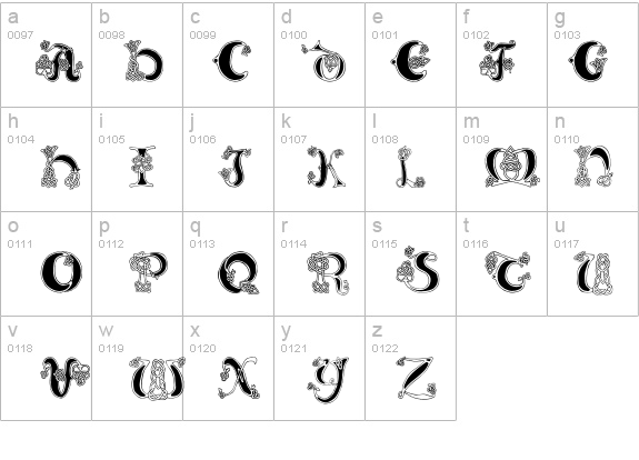 Celtic Knot details - Free Fonts at FontZone.net