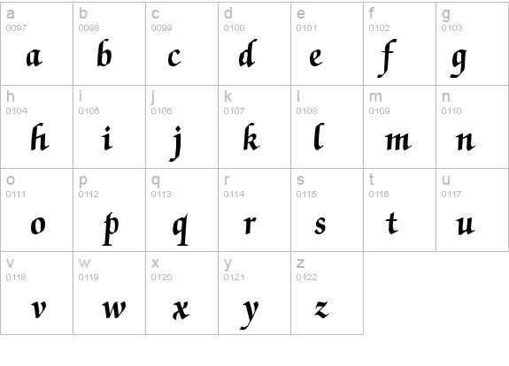 Chancery Bold details - Free Fonts at FontZone.net