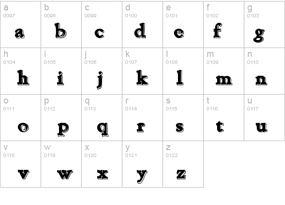 Chapou Relief Tryout details - Free Fonts at FontZone.net