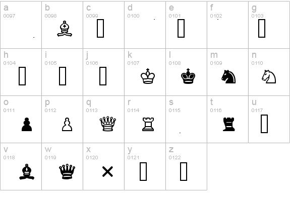 Chess Cases details - Free Fonts at FontZone.net