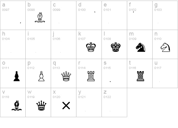 Chess Leipzig details - Free Fonts at FontZone.net