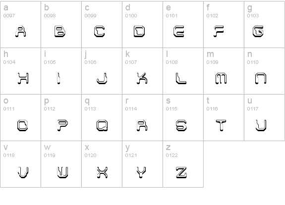 Chintzy CPU Shadow (BRK) details - Free Fonts at FontZone.net