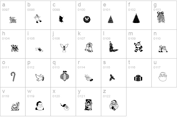 Christmas - Debbie details - Free Fonts at FontZone.net