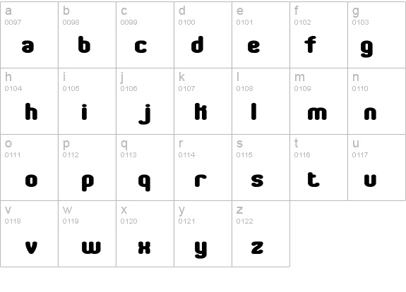 Chumbly BRK details - Free Fonts at FontZone.net