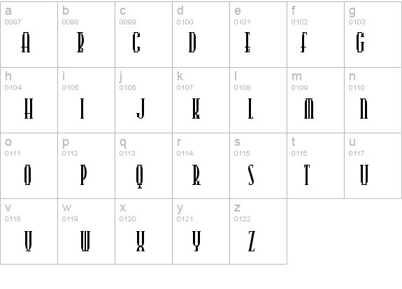 CitySlicker details - Free Fonts at FontZone.net