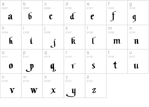 ClassicFont104 Regular ttext details - Free Fonts at FontZone.net