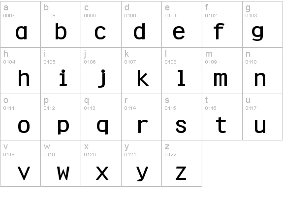 Clean-Extended Bold details - Free Fonts at FontZone.net