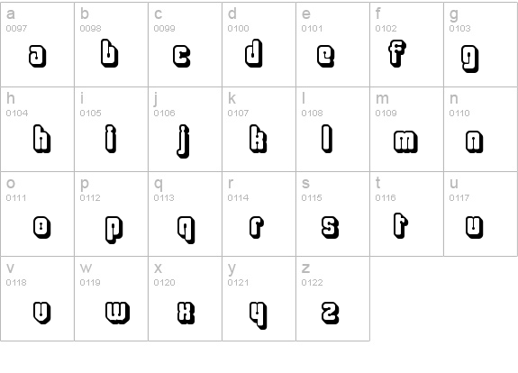 Clipe Shadow details - Free Fonts at FontZone.net