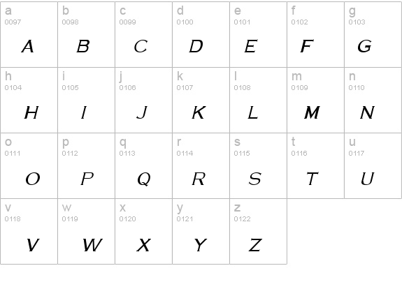 Cobalt-Condensed Italic details - Free Fonts at FontZone.net