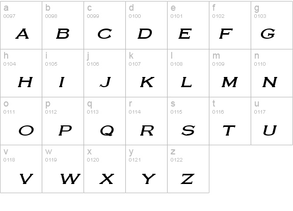 Cobalt-Extended Bold Italic details - Free Fonts at FontZone.net