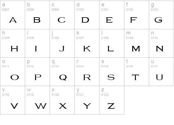 Cobalt-Extended Normal details - Free Fonts at FontZone.net