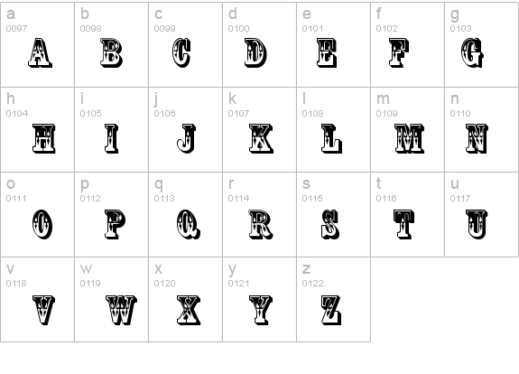 Coffee Tin MF Initials details - Free Fonts at FontZone.net