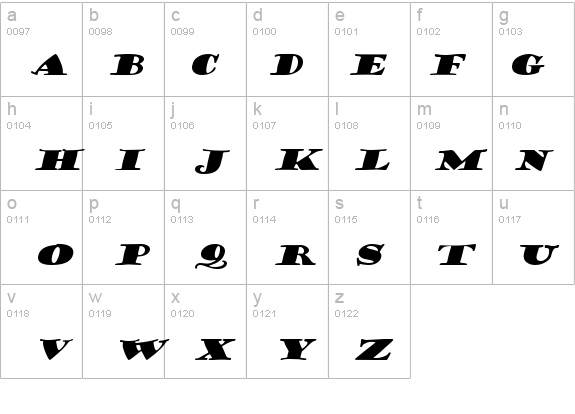 CoffeeSackExtended Italic details - Free Fonts at FontZone.net