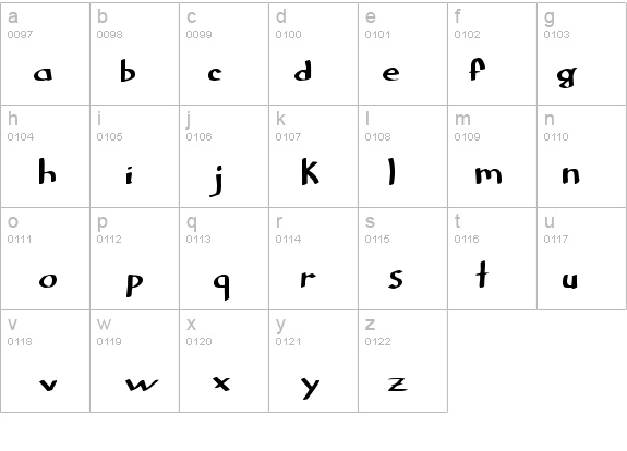 Colophon DBZ details - Free Fonts at FontZone.net