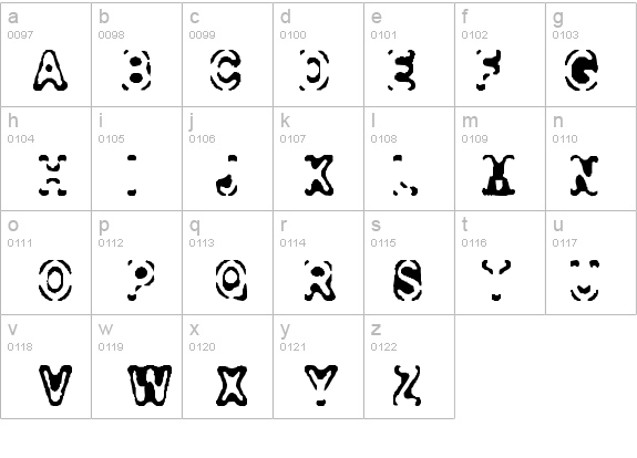 Consolidated details - Free Fonts at FontZone.net
