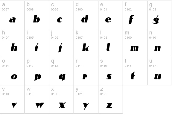 ConstantineCondensed Italic details - Free Fonts at FontZone.net