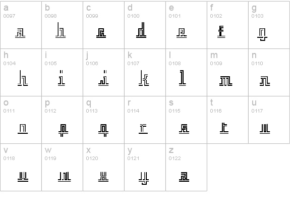 Crossbar details - Free Fonts at FontZone.net